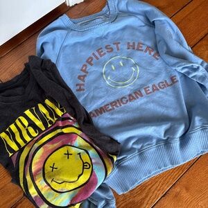 American Eagle sweatshirt and T